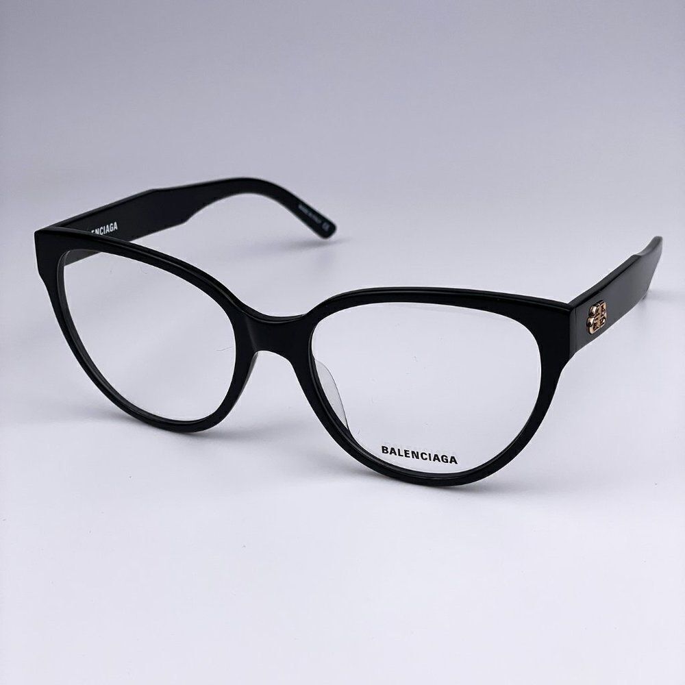 SALE! NEW Balenciaga Everyday BB0064O 001 Black Cat Eye Women Eyeglasses